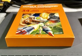 ATARI 2600 CX-2600A CONSOLE/2 JOYSTICKS/ENCOUNTER @ L5 COSMIC ARK /M.COMMAND EXC