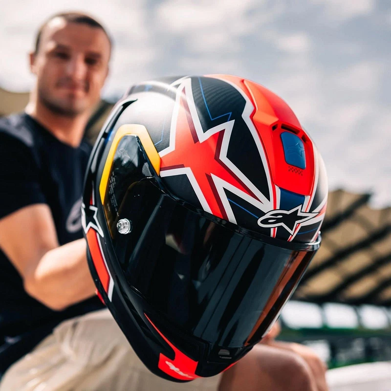 Alpinestars Supertech R10 Miller Carbon Matt Red, photo 10 of 12