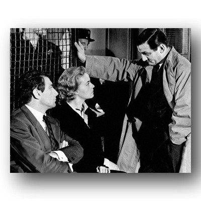 Jeanne Moreau, Lino Ventura Photo 8x10 Lift To The Scaffold 1958 French Film
