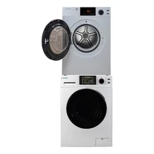 Equator Power Touch 18 lbs Compact 110V Washer +220V Vented Digital 4cf Dryer
