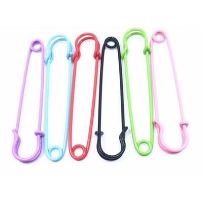 6 Pcs Fibbia Forma Di Spilla Spille Sicurezza Extra Large Da Balia Per Vestiti