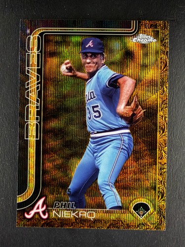 2025 Topps Gilded Collection #80 Phil Niekro | Baseball Card