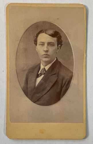 CDV Antique Photo Carte Visite Young Man Portrait Boston MA Proctor & Dodge - Picture 1 of 3