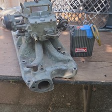 Vintage Ford Mustang Intake Speed Parts Edelbrock Streetmaster 289 Vintage Ford Mustang Intake Speed Parts Edelbrock Streetmaster 289