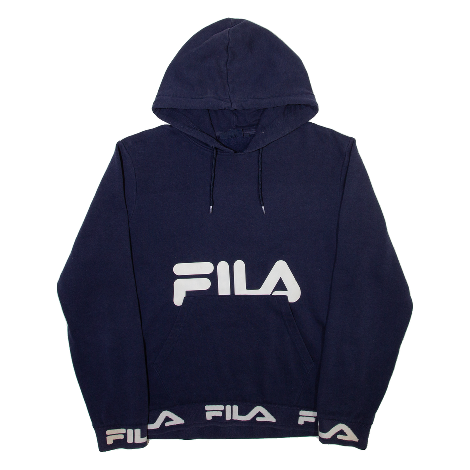 FILA Felpa con Cappuccio Uomo Blu M
