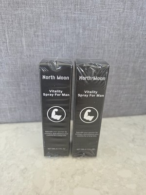 2 North Moon Vitality Spray 0.175 FL OZ bottles: Enhances stamina (sealed)