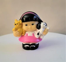 Fisher Price Little People Sonya Lee with Kitten and Puppy