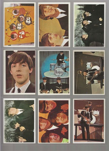 1964 TOPPS BEATLES COLOR SERIES COMPLETE 64 CARD SET EX-NM  - Afbeelding 7 van 9