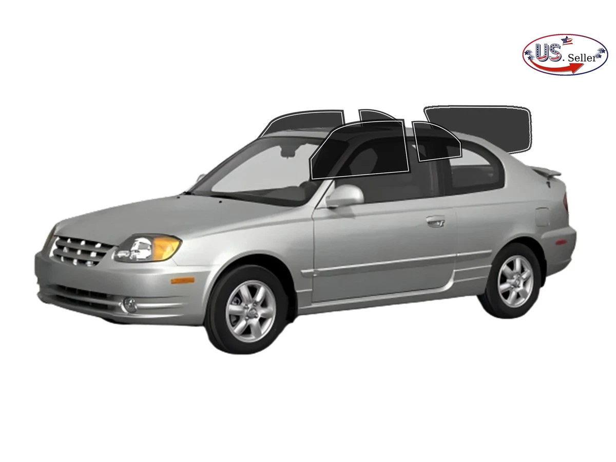 PreCut Window Tint Film For Hyundai Accent 4dr Hatchback 2012-2013 – Any Shade – Precision Films