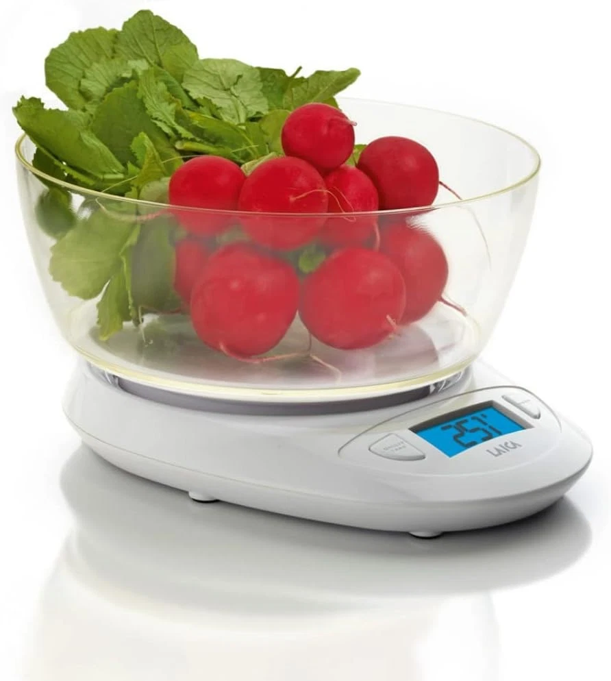 LAICA KS1019 Electronic Digital Kitchen Scales with Bowl, Backlit LCD ~5kg White
Opens in a new wind