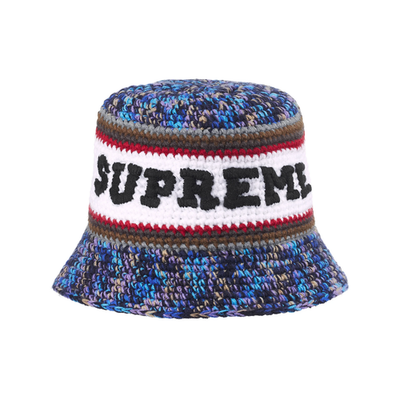 Supreme Knit Logo Crusher Hat (SS26) Navy | eBay