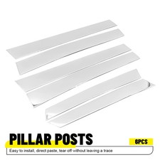 6x Chrome Decal Cover For Honda CR-V 2007-2011 Pillar Post Door Window Trim USA