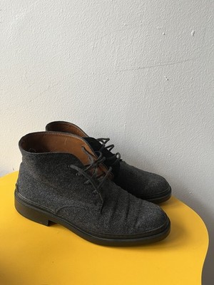 Tod s dark gray fabric Ankle Boots Lace-Up gray 36  6.5  