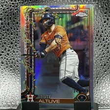 Topps 2025 Holiday Chrome /499Jose Altuve Houston Astros #HC163 Refractor 