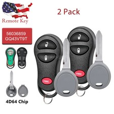 2 For 1999 2000 2001 2002 2003 2004 Jeep Grand Cherokee Remote Fob Key