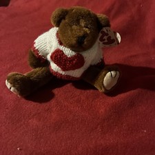 TY Beanie Baby Attic Treasure Vtg Casanova Bear 1993 Rare Brown Tag, Handmade.
