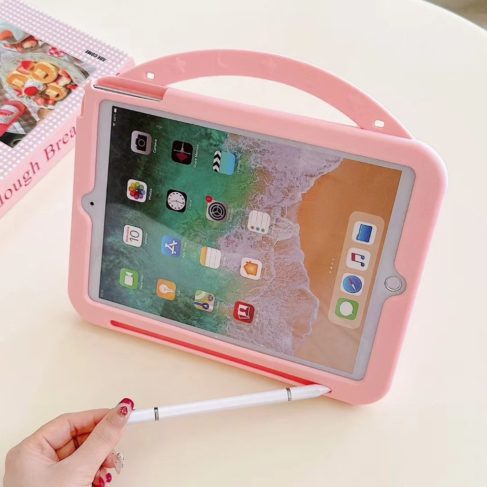 For iPad 11th A16 10th 10.9" 9 8 mini 7 6 Air Pro 11 Cute Kid Stand Case Cover - Image 3 of 4