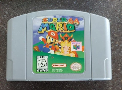 Super Mario 64 Authentic Nintendo N 64 N64 Game Cartridge Tested And Works