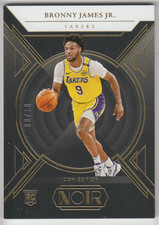 2024-25 Panini Noir Bronny James Jr. #171 Icon Edition Gold Rookie RC /10