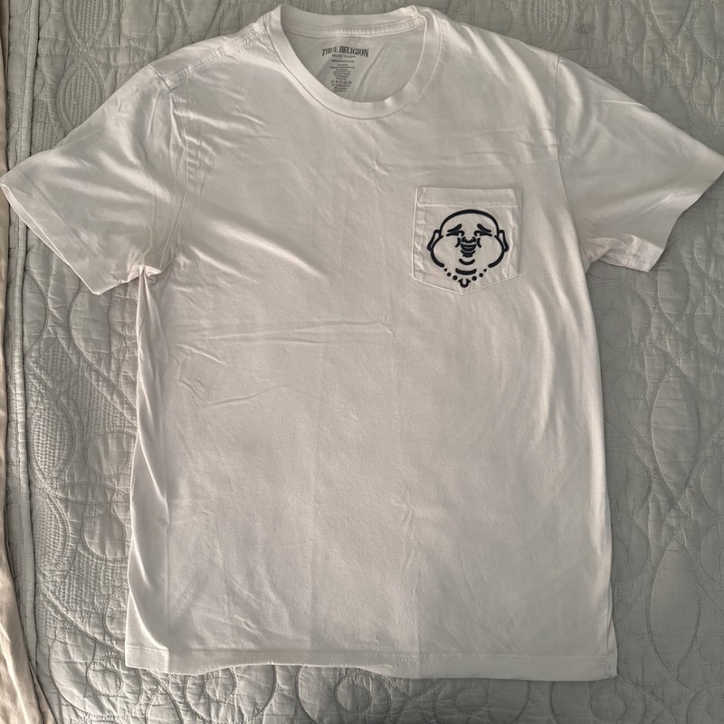 True Religion Men’s M Buddha Pocket T-Shirt