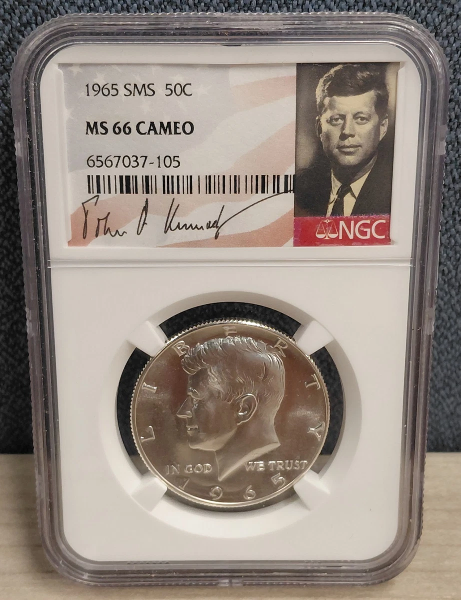 SMS Cameo Kennedy Half Dollars 1965 for sale | eBay