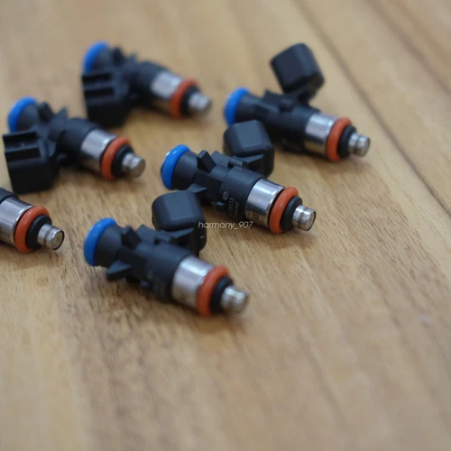 6 PCS New GENUINE MOPAR FUEL Injectors WRANGLER Challenger 3.6L 5184085AC - Picture 9 of 11