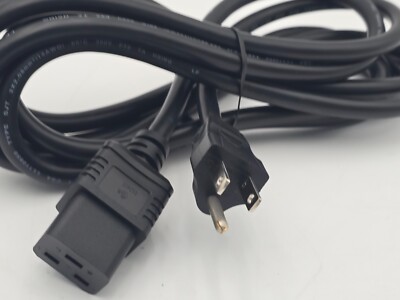 NEMA 5-15P to IEC C19 Power Cord   6FT, 15A, 125V   Heavy-Duty Adapter Cable