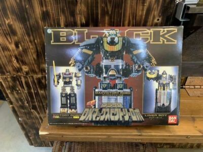 Power Rangers Lightspeed Rescue gogo five Black Max Victory Robo BANDAI Mint
