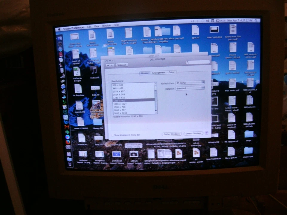 Dell D1025HT UltraScan1000H (Trinitron) 17” CRT Monitor 1600 x 1200 Retro Gaming - Image 3 of 4