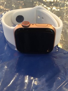 Apple Watch Series 4 40mm Gold Aluminum Case + White Sport Band (GPS+Cellular) | eBay