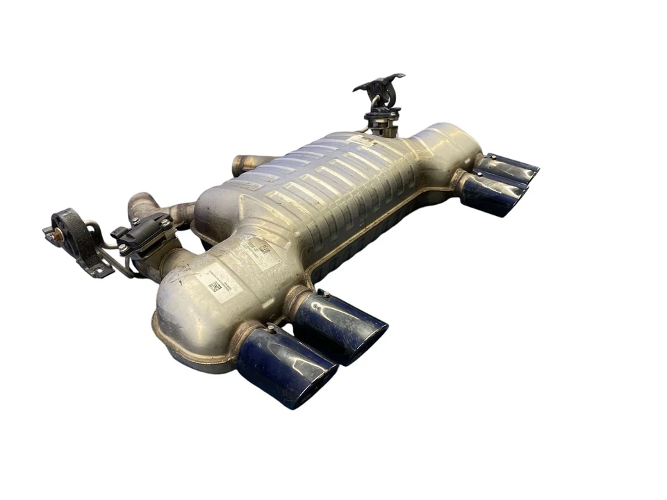 2015-2020 BMW M4 RWD 3.0L REAR MUFFLER EXHAUST PIPE TUBE 8093907 OEM - Image 4 of 4