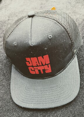 Elevate Jam City U Surge Ball Cap Snapback Hat Black Original Fit NWT 