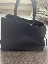 Next Faux Leather Navy Blue Ladies Handbag