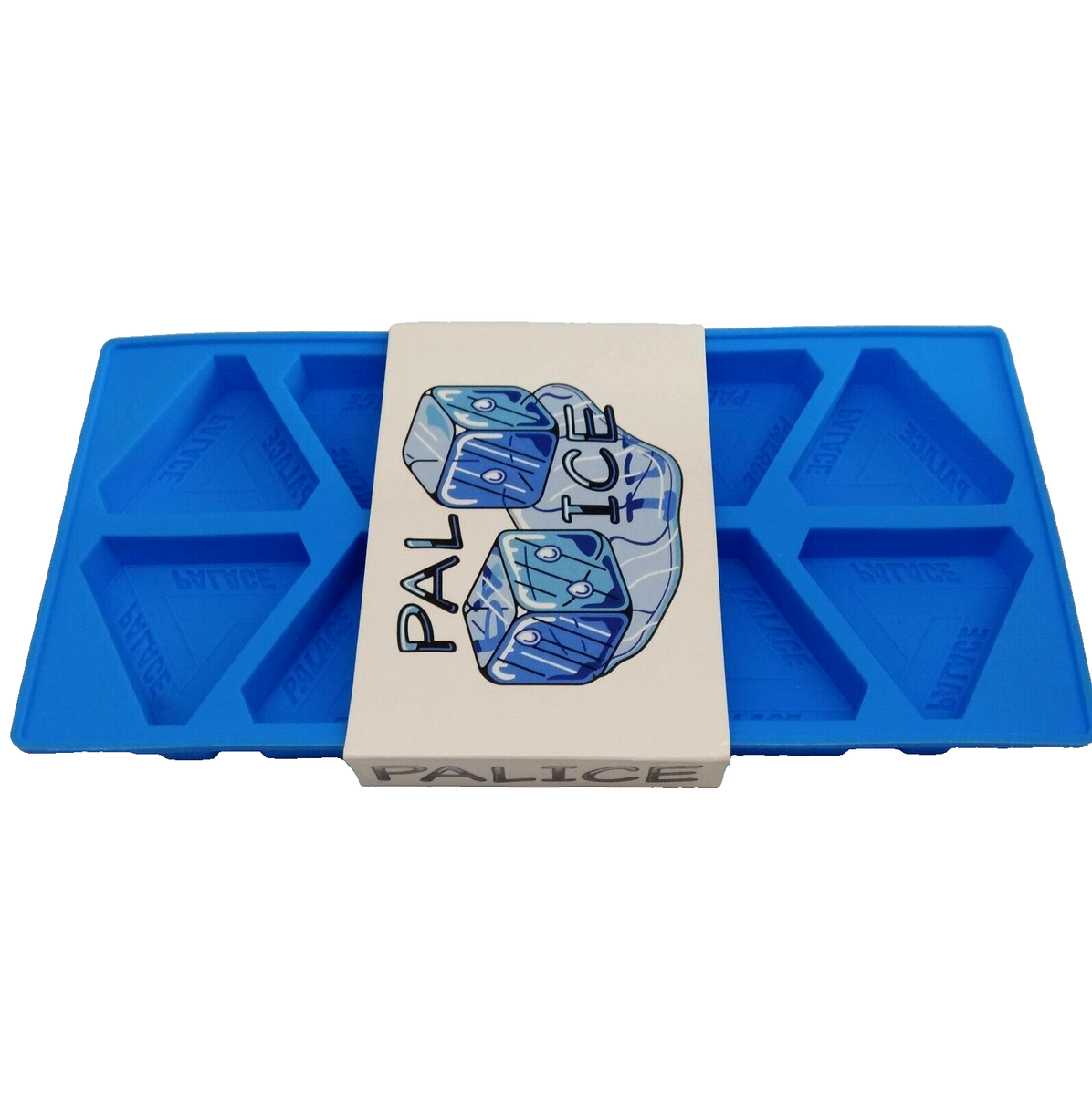 PALACE PAL ICE Tri-Ferg Logo x 8 Silicone Ice Making Tray Blue