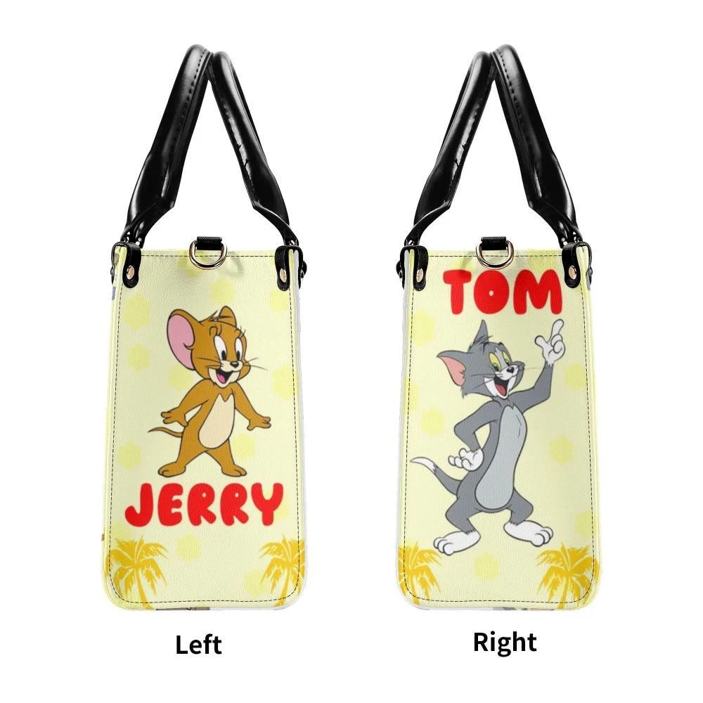 Personalized Tom and Jerry New Version-Luxury Women Leather Handbag For Her