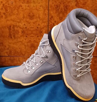 BRAND NEW GRAY TIMBERLAND FIELD BOOTS (WITH DEFECTS)