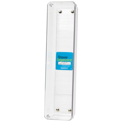 InterDesign Linus 2 in.   H X 3 in.   W X 12 in.   D Plastic Drawer Organizer