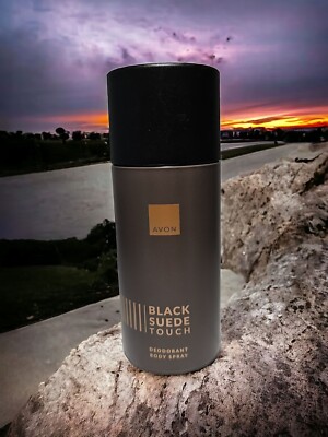 Avon Black Suede Touch Herren Körperspray Deo Duft Vanille Kaschmir Pfeffer Top