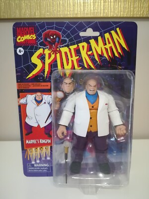 Kingpin Marvel Legends Retro Vintage Spider-Man Hasbro Blister geöffnet