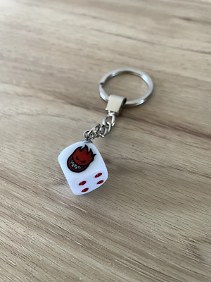 Dice Spitfire Keychain Keyring Skateboard Keychains Car House Keys