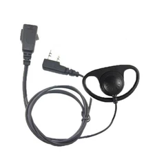 FBI Earpiece Headset D Ring Earhook For Baofeng Radio UV-5R KG-UVD1 KG-UVD1