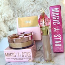 NEW Jeffree Magic Star TOPAZ Face Makeup Set, Loose Powder C14.5 Concealer