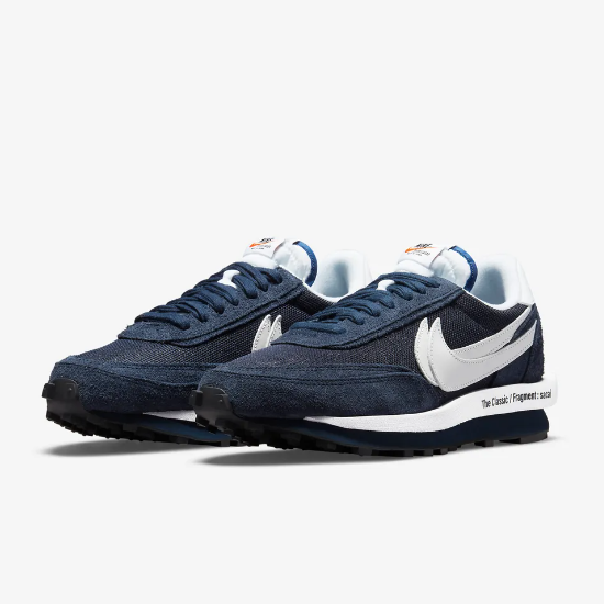 Nike x Sacai x Fragment LD Waffle Shoes 'Blackened Blue' (DH2684