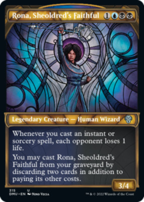 1x Rona, Sheoldred's Faithful - Showcase - Foil NM-Mint, English Dominaria Unite