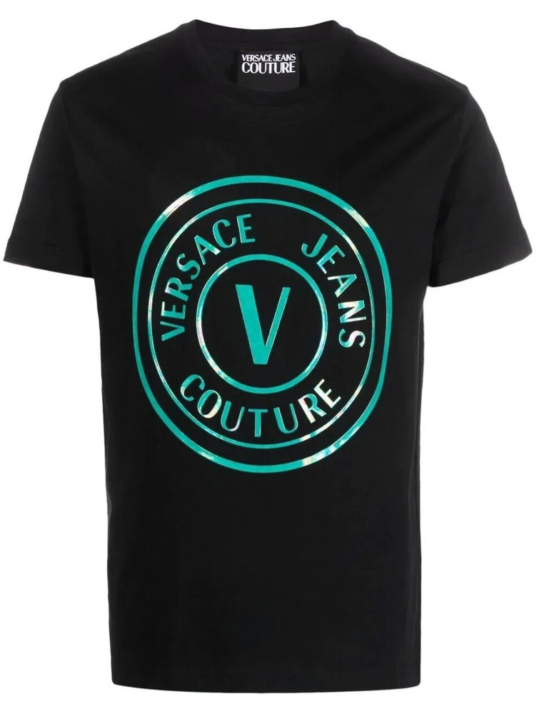 New Versace Mens T Shirt Short Sleeve Black American Size Cotton  AUTHENTIC