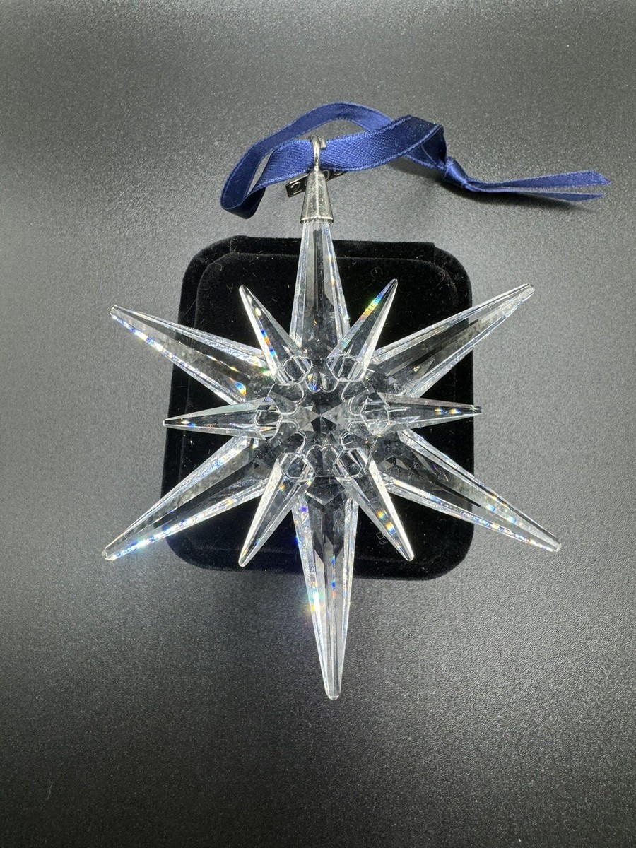 Swarovski クリスマスオーナメント 2005 SWAROVSKI 2005 Snowflake Christmas Ornament EXCELLENT (NO BOX) | eBay