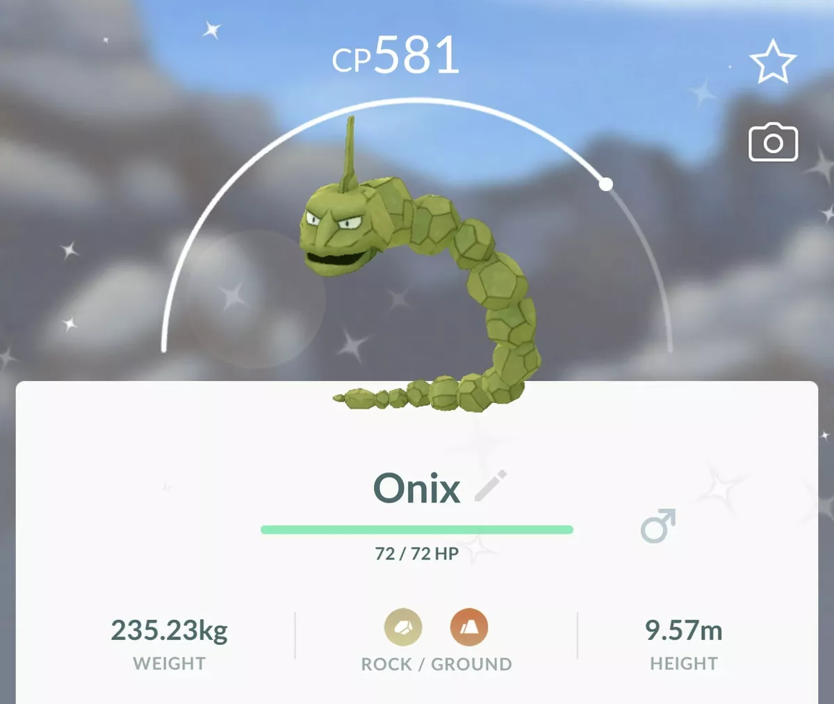 Pokémon Go shiny Onix New~!~~ reliable service ~Unregistered ok~