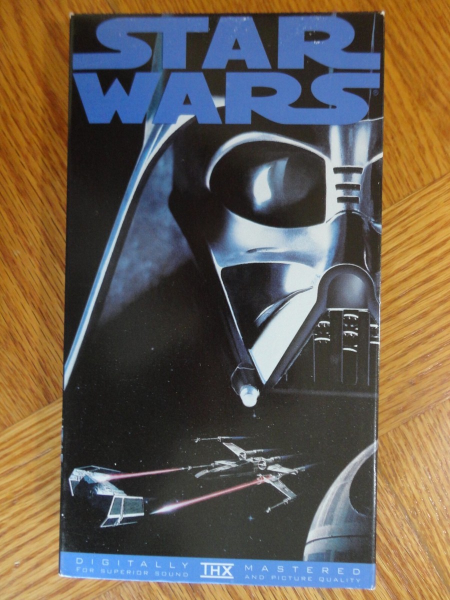 Vintage 1995 Star Wars Original Trilogy VHS 3-Tape Box Set THX