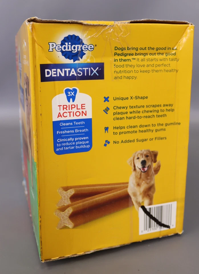 PEDIGREE DENTASTIX Dental Dog Treats for Large Dogs Fresh Flavor Dental 65ct - Image 3 of 3