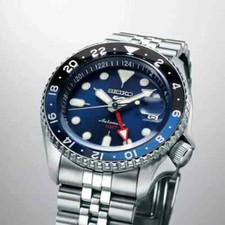 Seiko 5 Sport Automatic Watch Blueberry GMT SKX Re-Interpretation Watch SSK003K1 3